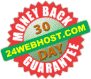 คืนเงินใน30วัน รับประกันความพอใจ hosting